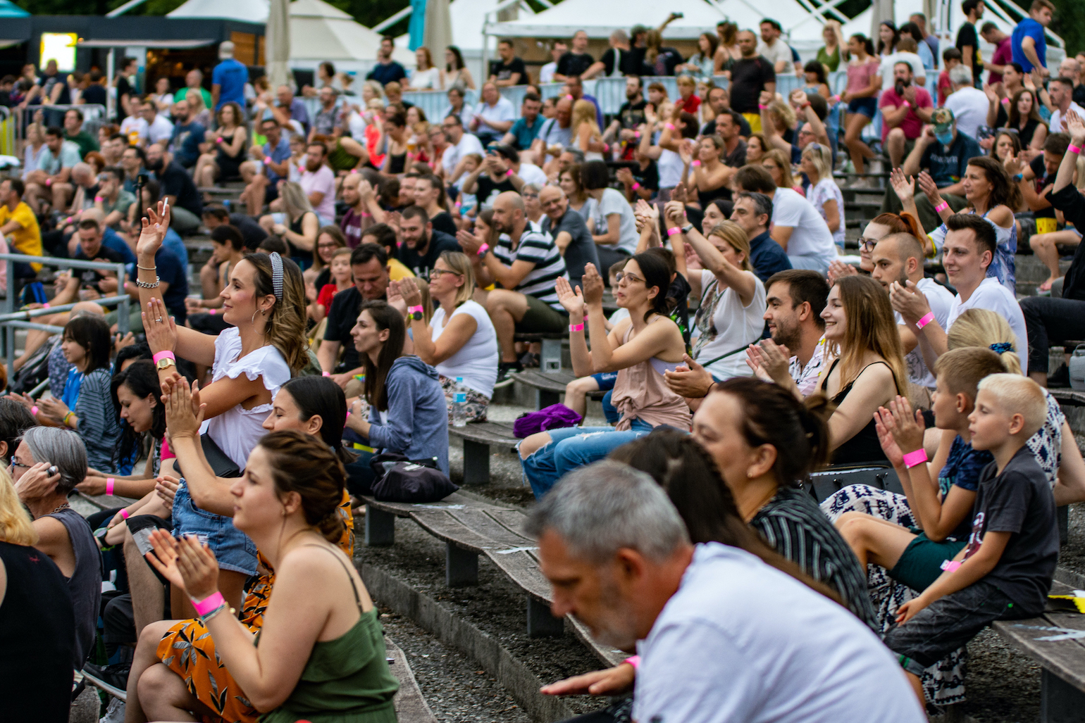 Publika na završnici 15. Festivala tolerancije, Bundek, Zagreb, 2021.
